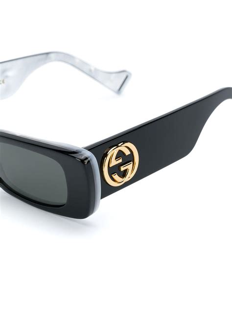 gucci sunglasses women rectangle|Gucci rectangle sunglasses women.